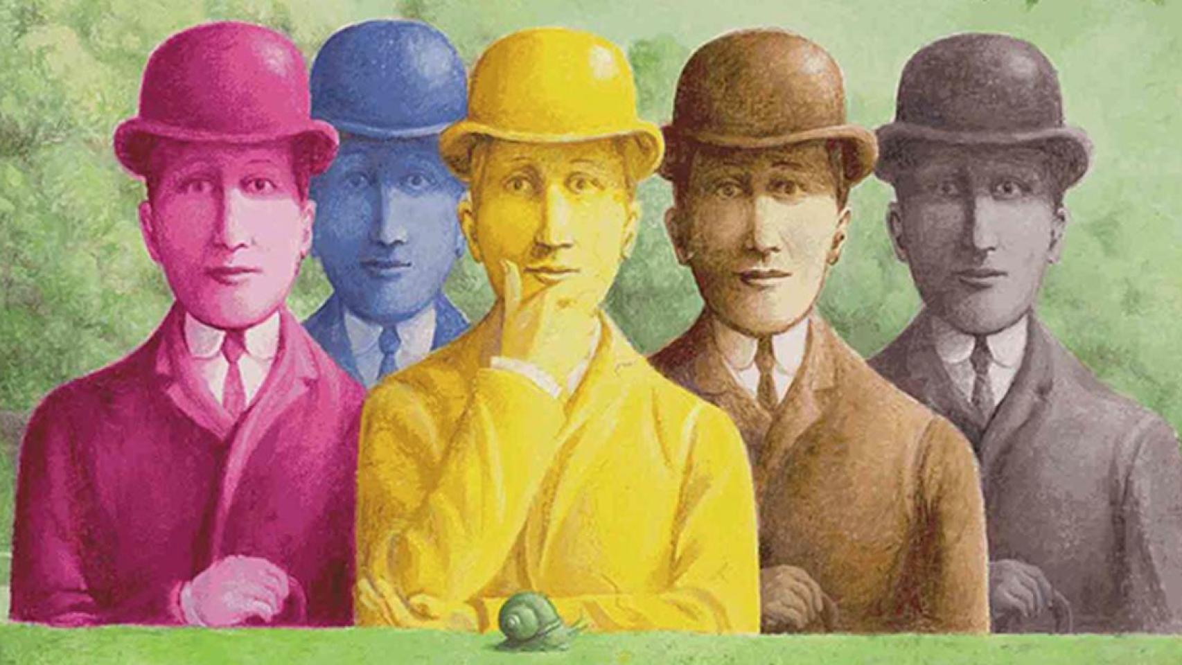 Una ilustración de 'La merienda del señor verde', de Javier Sáez Castán