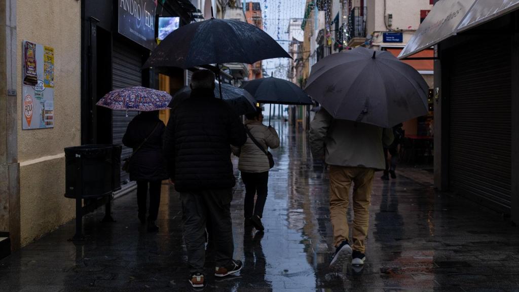 Lluvia en Badalona este sábado