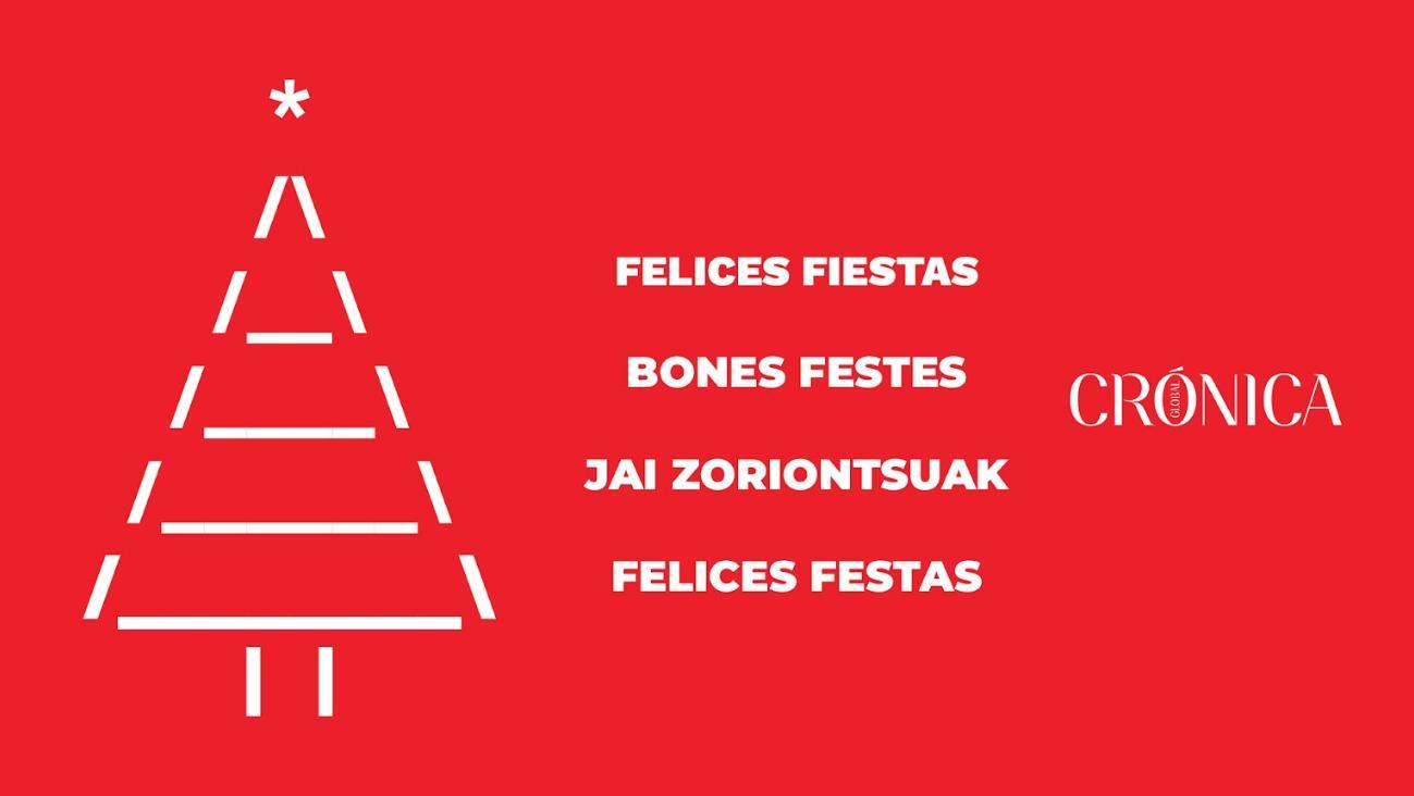 Crónica Global les desea felices fiestas