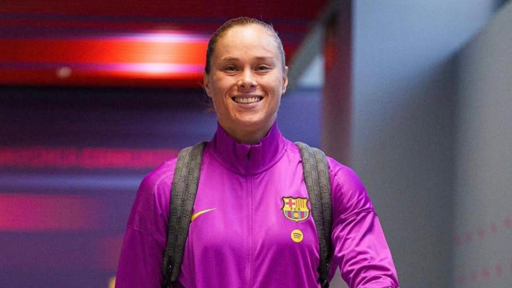 Ewa Pajor llega al Johan Cruyff para enfrentarse al Deportivo con el Barça Femenino