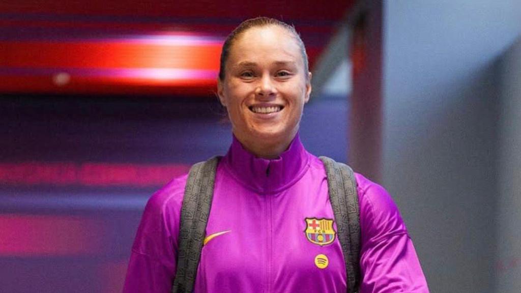 Ewa Pajor llega al Johan Cruyff para enfrentarse al Deportivo con el Barça Femenino