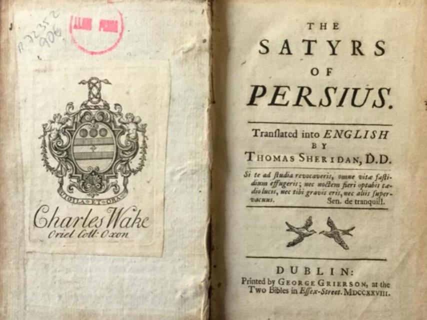 Edición en inglés de las 'Sátiras' de Persio