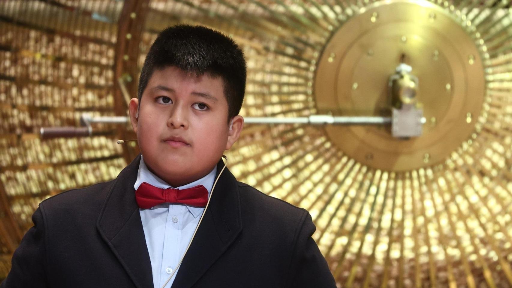 Uno de los niños de San Ildefonso