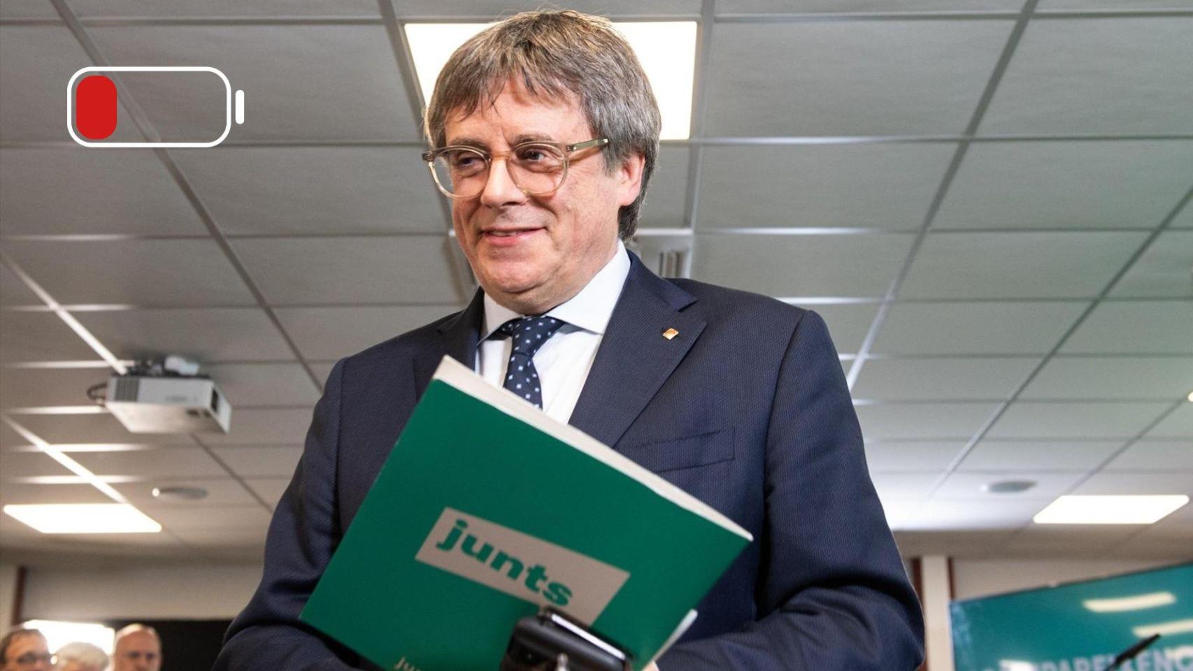 Carles Puigdemont, presidente de Junts