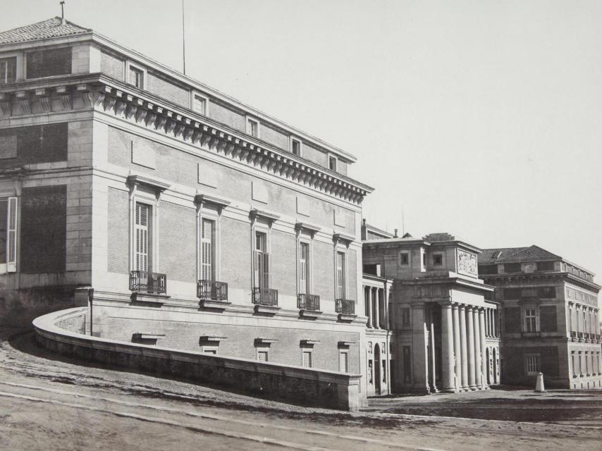 Instantánea del Museo Real de Pinturas, actual Museo del Prado (1857-1860), incluida en ‘Álbum Monumental’ de Charles Clifford.