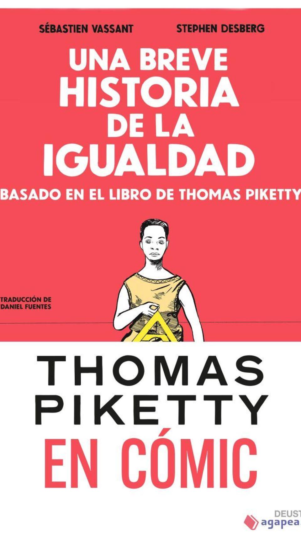 Portada del llibre en còmic de Piketty