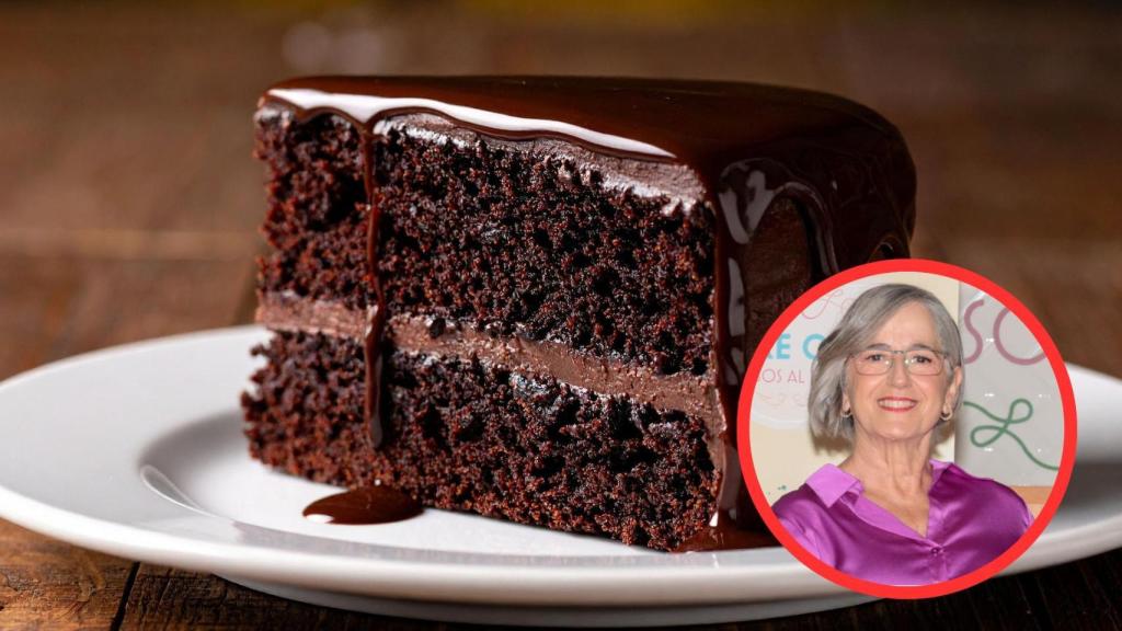 Tarta de chocolate y Eva Arguiñano