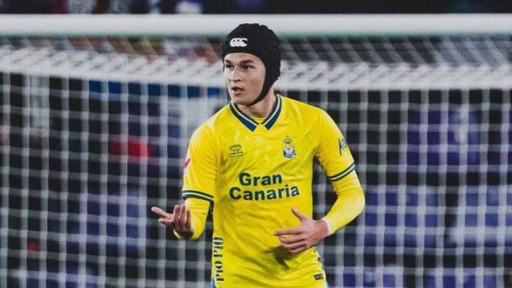 Mika Mármol con Las Palmas