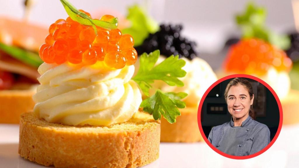 Ada Parellada y canapés