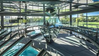 No es Vichy: el balneario futurista con aguas a 42 grados a media hora de Girona