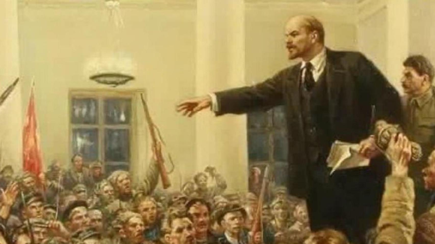 El cuadro de Lenin con el que Rufián responde al mensaje del Rey