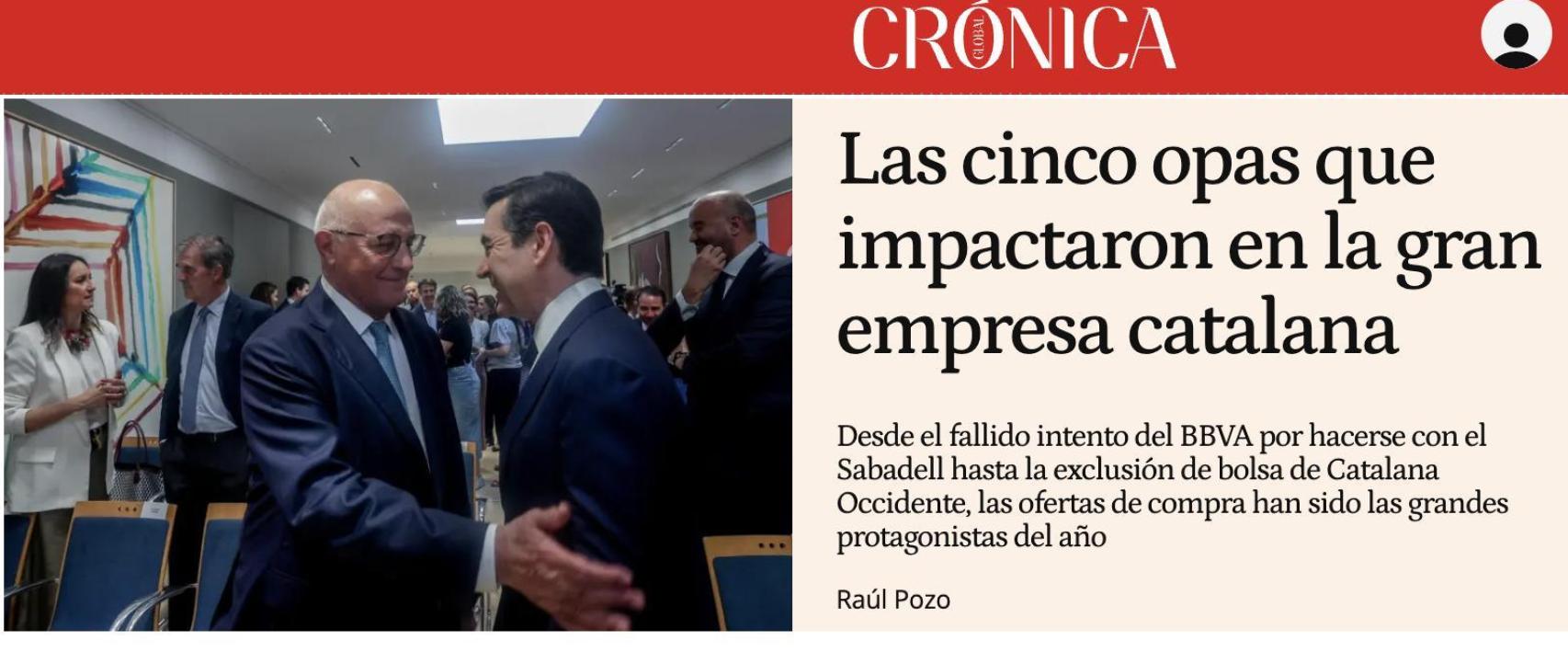 Crónica Global, 26 de diciembre de 2025