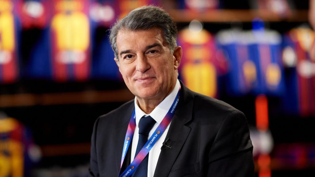 Joan Laporta, presidente del FC Barcelona