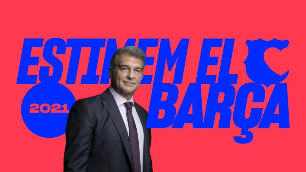 Joan Laporta presenta la seva candidatura a les eleccions del Barça de 2021 amb el seu grup, Estimem el Barça