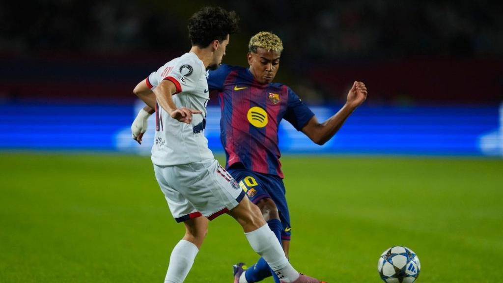 Vitinha i Lamine Yamal al Barça-PSG