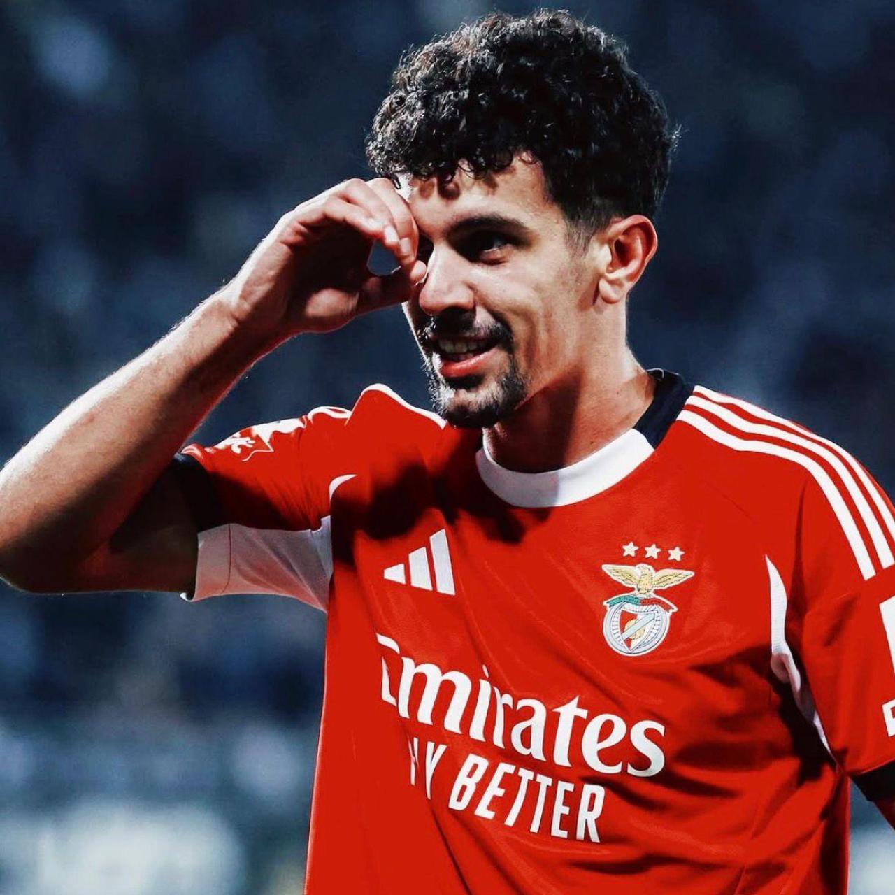 Tomás Araujo con el Benfica