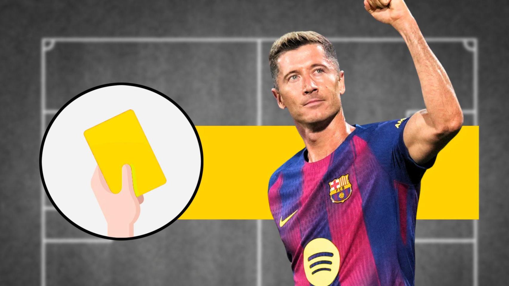 Tarjeta amarilla: Robert Lewandowski