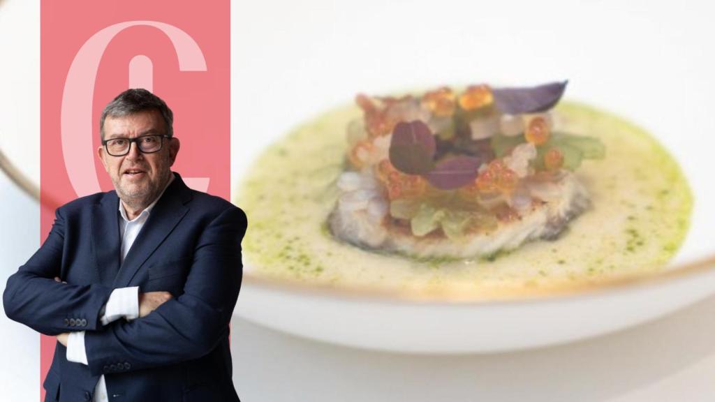 Un plato de restaurante Michelin