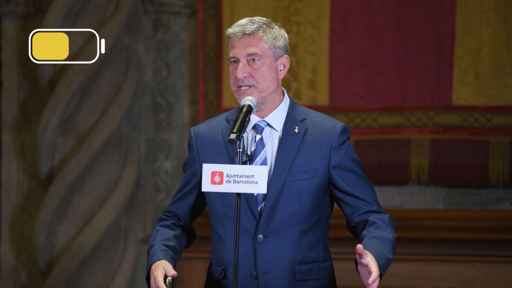 El presidente de Junts en el Ayuntamiento de Barcelona, Jordi Martí