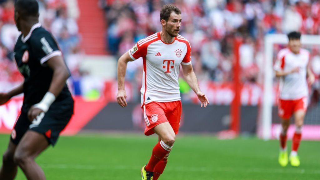 Leon Goretzka, en un partit de Bundesliga entre el Bayern de Munic i l'Eintracht de Frankfurt