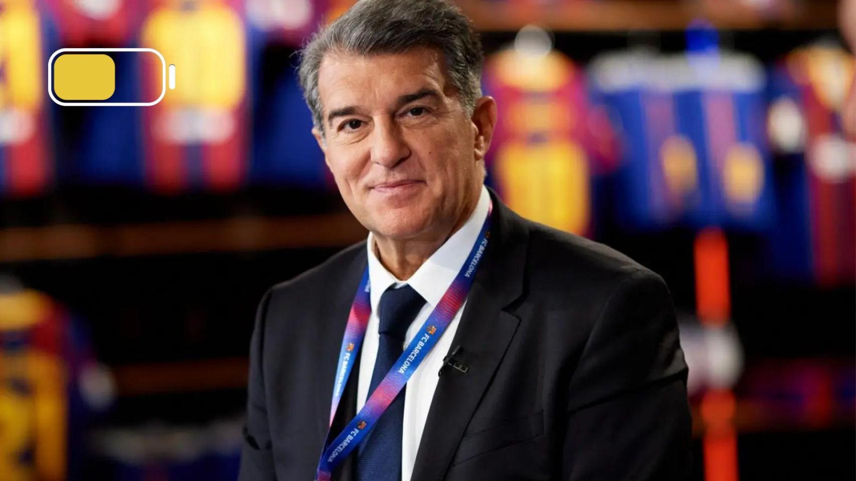 Joan Laporta, presidente del FC Barcelona