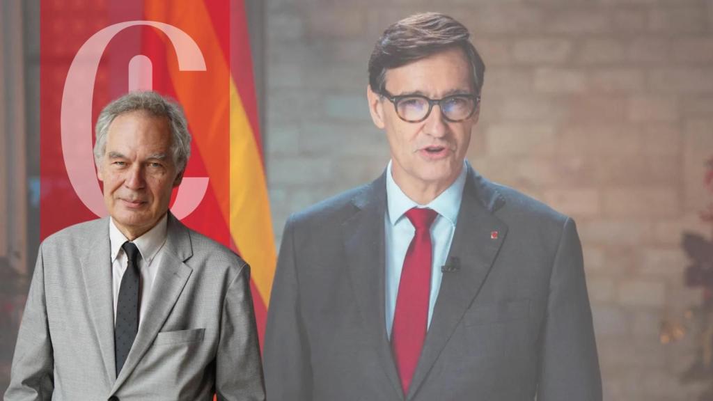 El presidente de la Generalitat, Salvador Illa, en el discurso de Sant Esteve del 2025