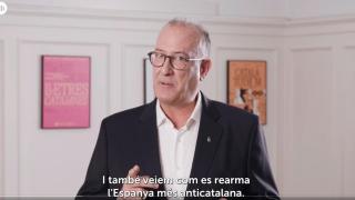 El presidente de Òmnium, Xavier Antich, en su discurso institucional de 2026