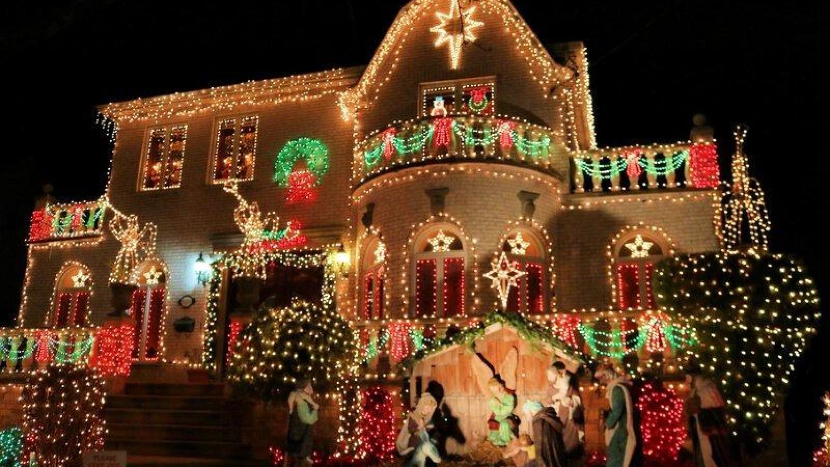 Casa americana Navidad /  Los Viajes de Claudia