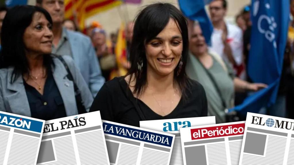 Fotomontaje con Sílvia Orriols, líder de Aliança Catalana
