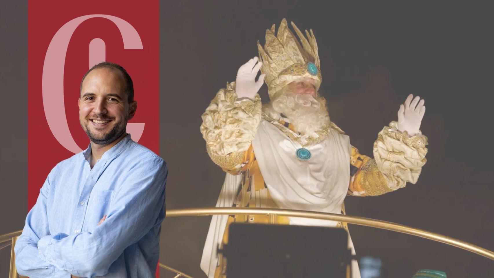 Melchor en la cabalgata de Barcelona