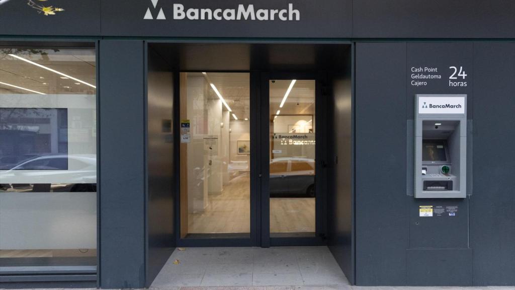 Fachada de la sede de Banca March en Madrid (archivo)