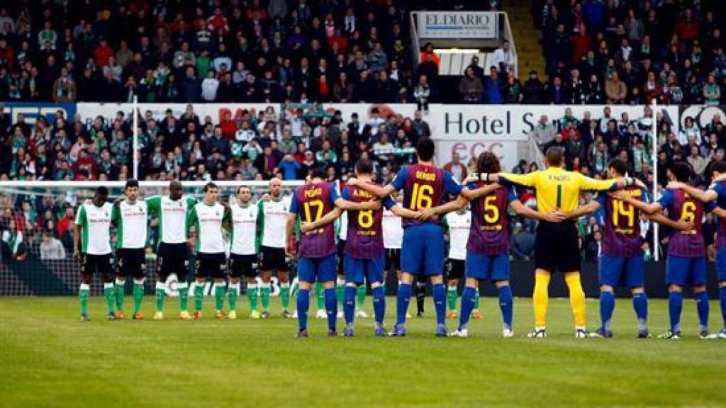 El Barça visita El Sardinero, estadi del Racing, el 2012