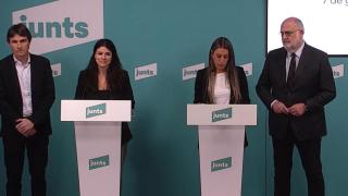 Salvador Vergés, Mònica Sales, Míriam Nogueras y Eduard Pujol