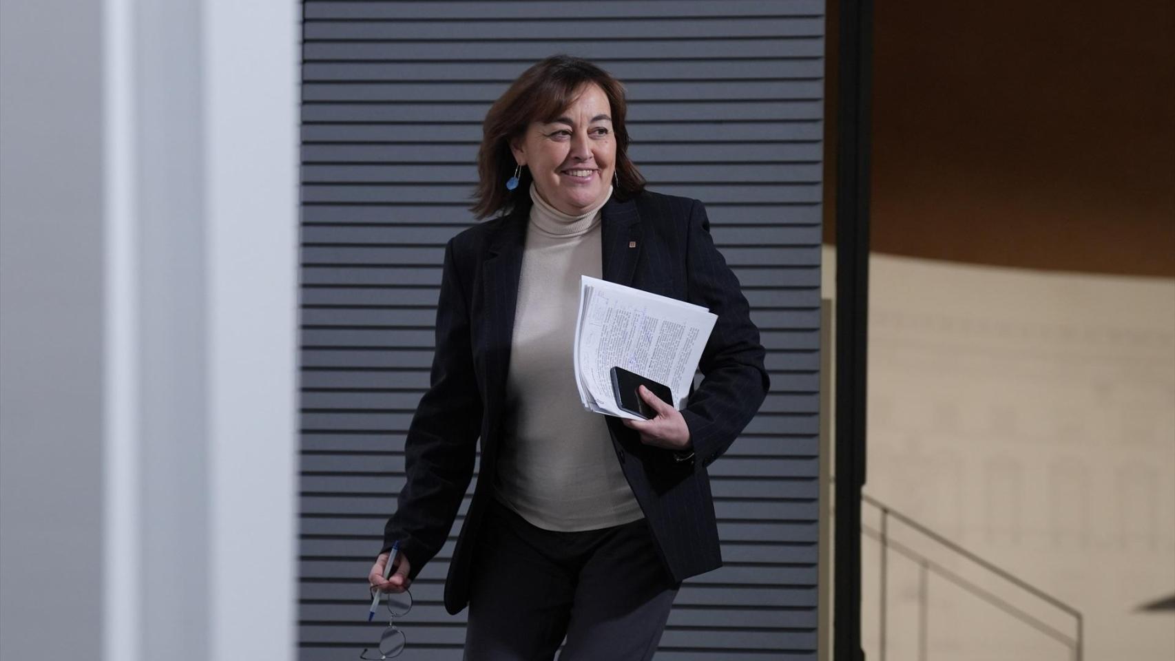 La consellera y portavoz del Govern, Sílvia Paneque, ofrece una rueda de prensa tras el Consell Executiu semanal, a 7 de enero de 2026, en Barcelona