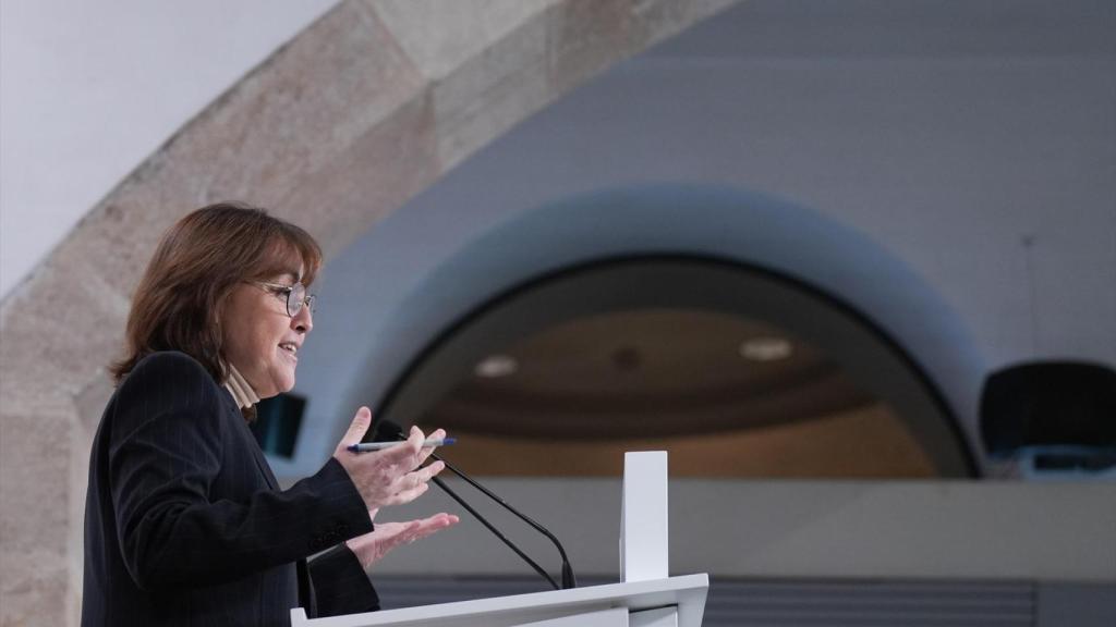 La consellera i portaveu del Govern, Sílvia Paneque, ofereix una roda de premsa després del Consell Executiu setmanal, a 7 de gener de 2026, a Barcelona