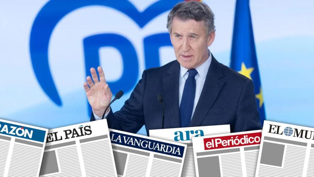 El presidente del Partido Popular, Alberto Núñez Feijóo