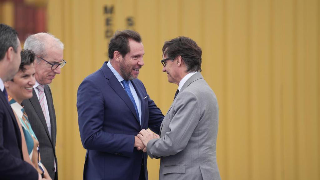 Salvador Illa y Óscar Puente, en una imagen de archivo