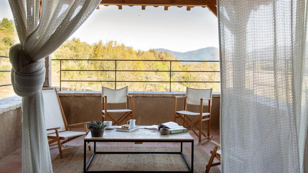 Terraza del hotel Can Buch