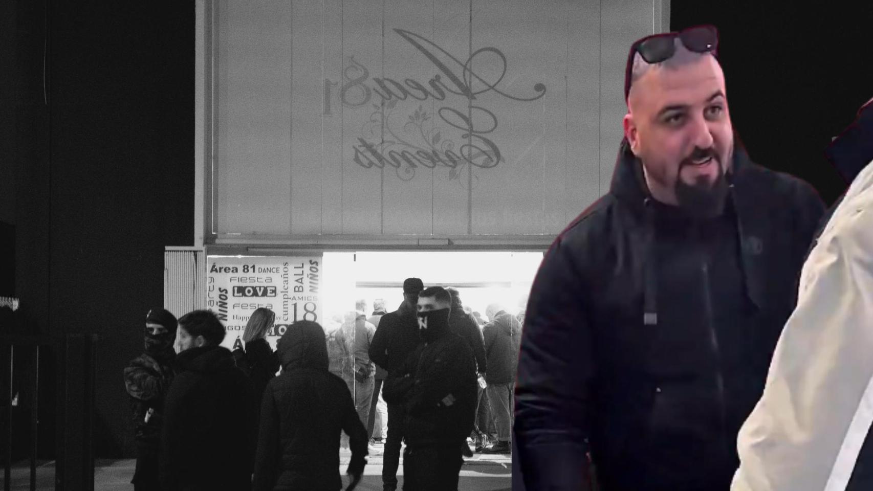 Dídac González, miembro de Casuals, con la nueva sede de Núcleo Nacional de fondo