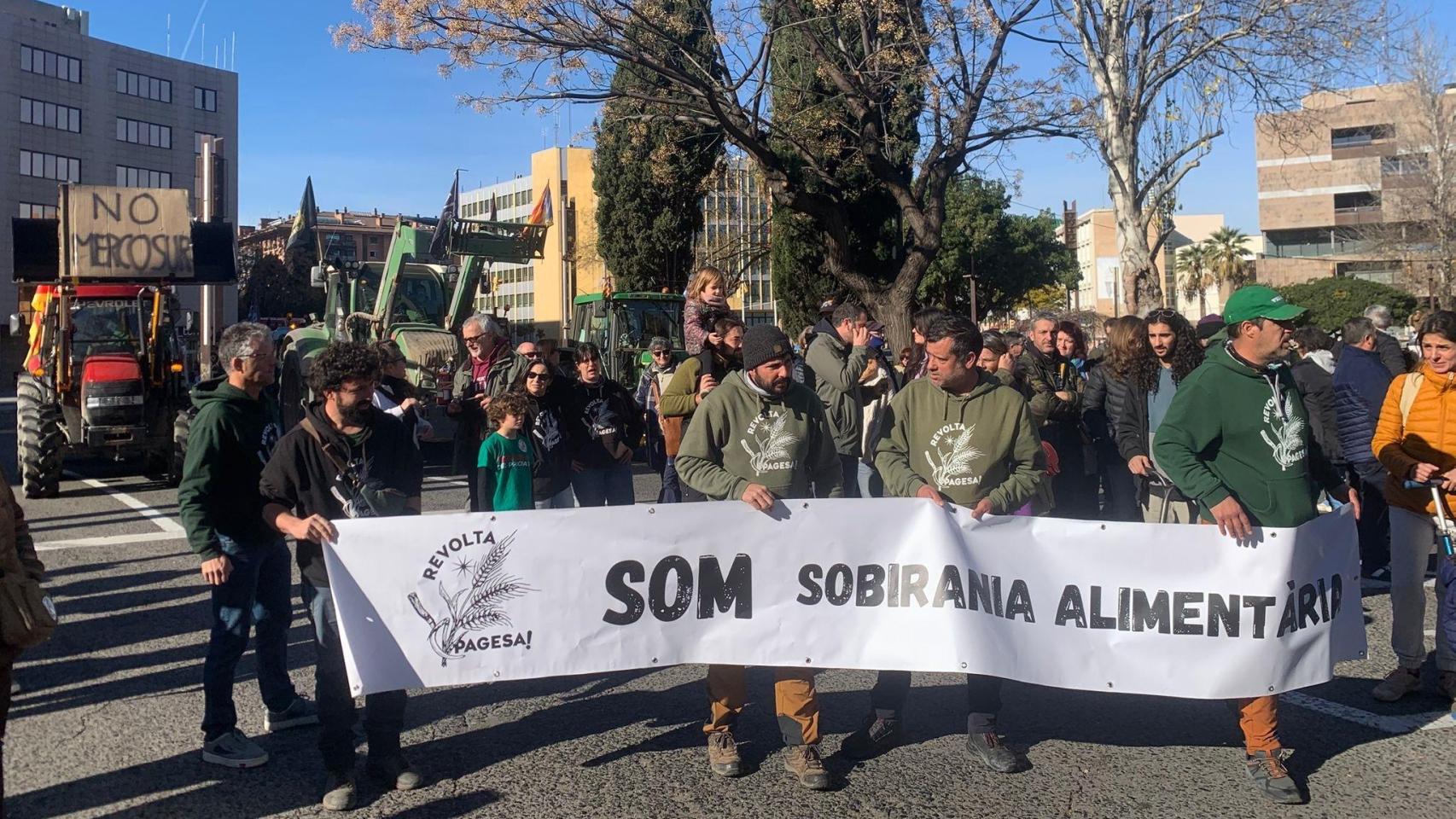 Manifestación de agricultores este domingo en Tarragona