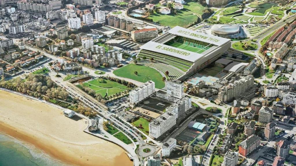Render del futuro estadio del Racing