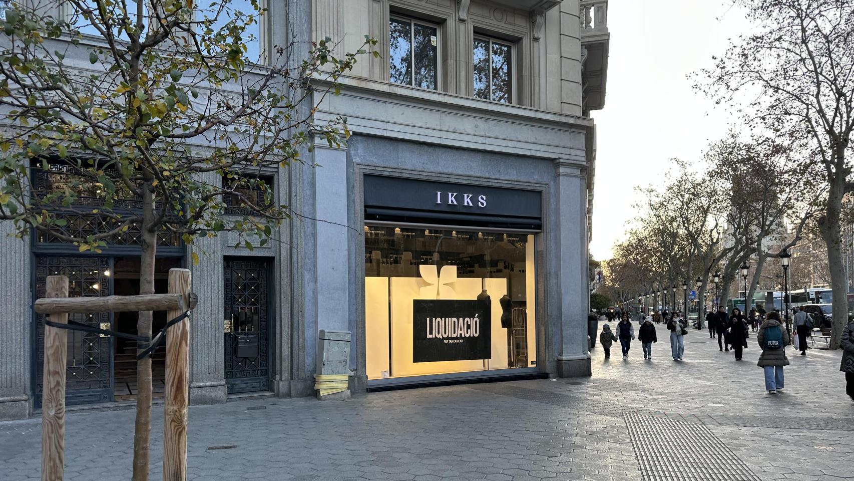 La tienda de IKKS en el Passeig de Gràcia