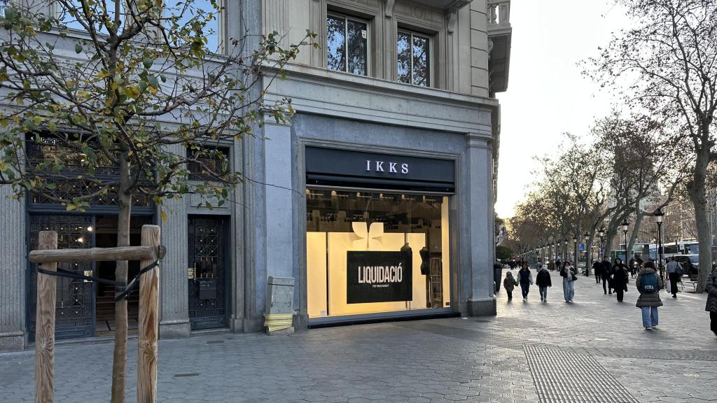 La tienda de IKKS en el Passeig de Gràcia