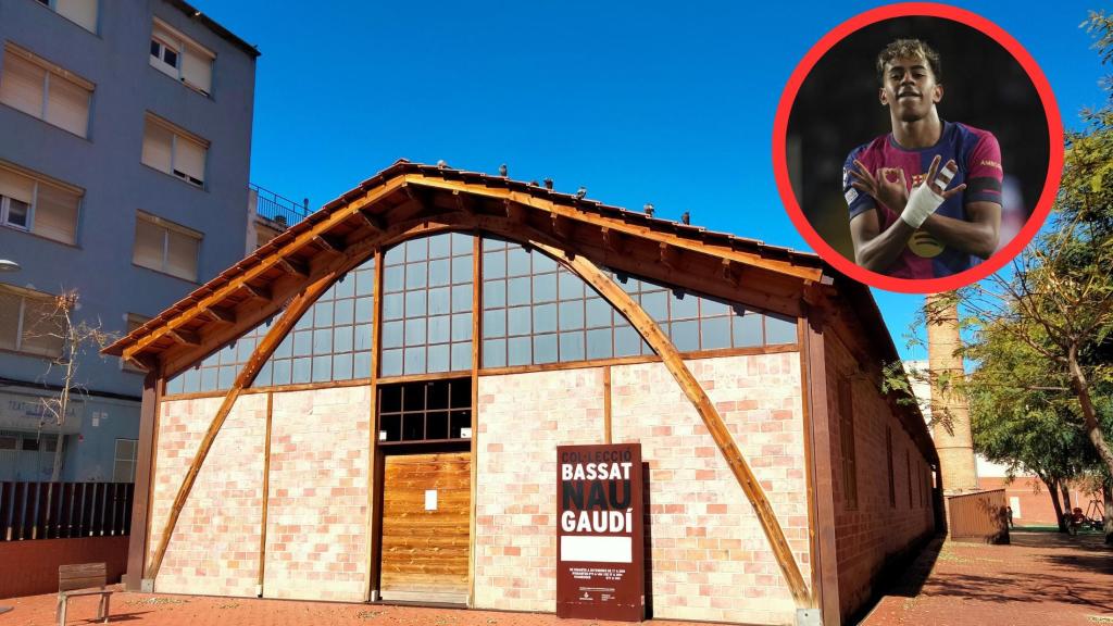La Nau Gaudí junto a Lamine Yamal