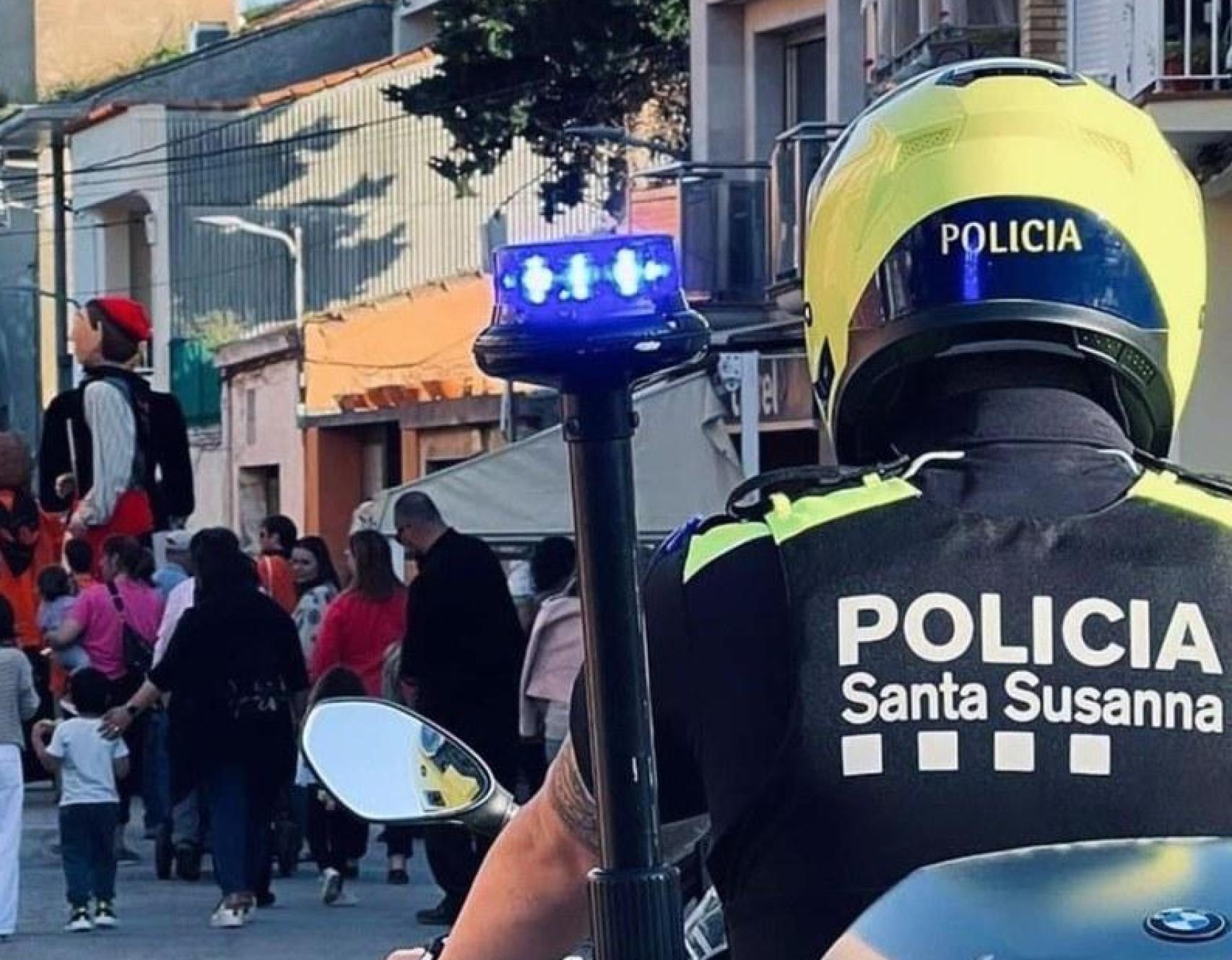 Imatge d'arxiu de la Policia Local de Santa Susanna