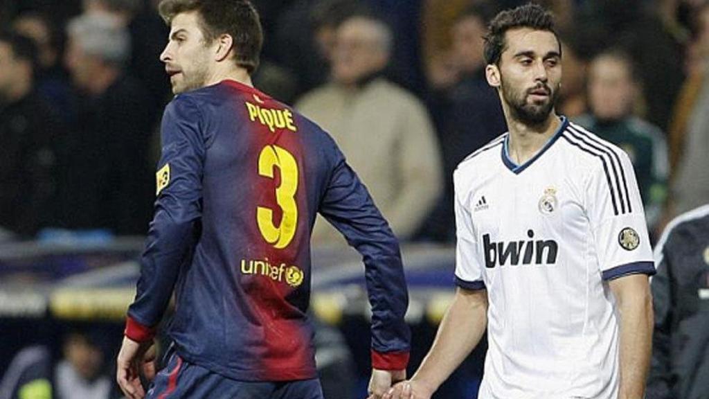 Gerard Piqué y Álvaro Arbeloa