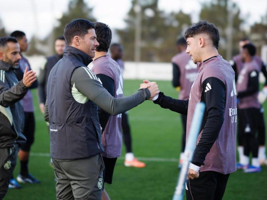 Fede Valverde se despide de Xabi Alonso en Instagram