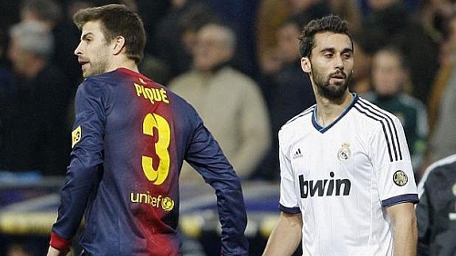Gerard Piqué y Álvaro Arbeloa
