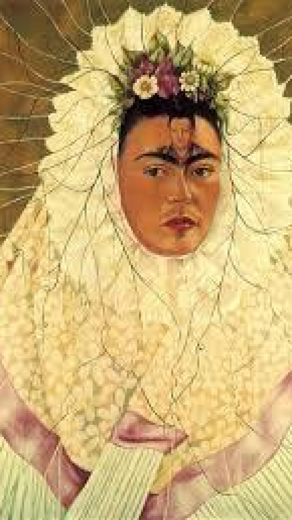 Autorretrato de Frida Khalo como tehuana
