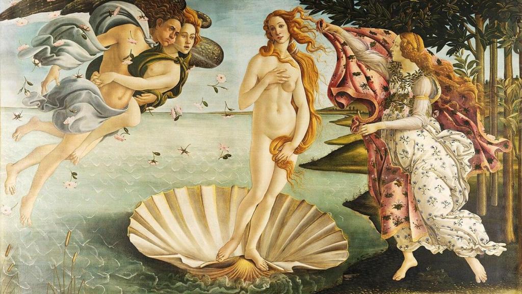 El nacimiento de Venus de Botticelli